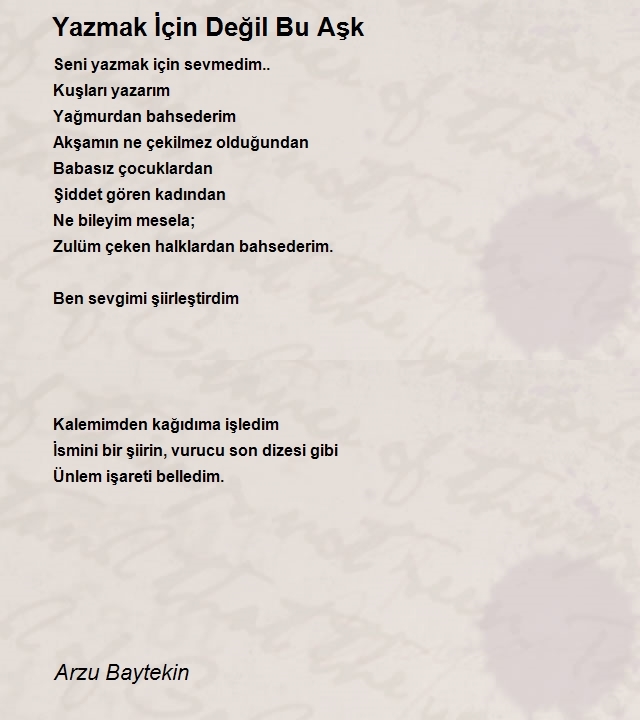 Arzu Baytekin