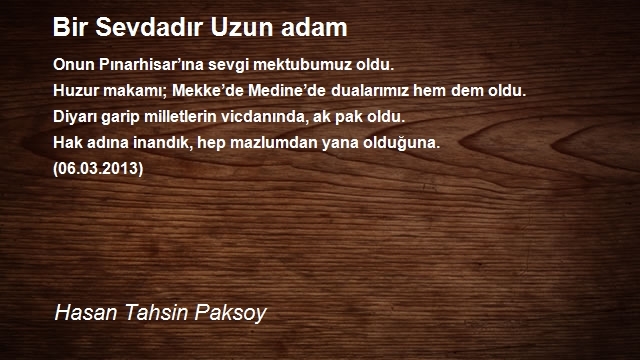 Hasan Tahsin Paksoy