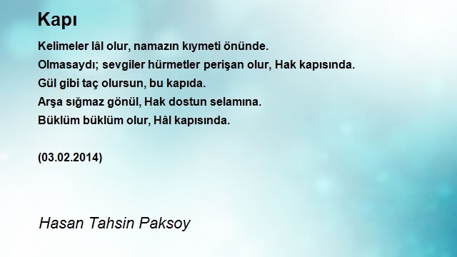 Hasan Tahsin Paksoy