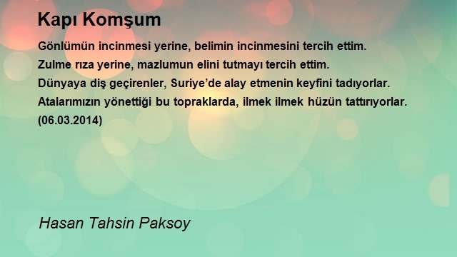 Hasan Tahsin Paksoy