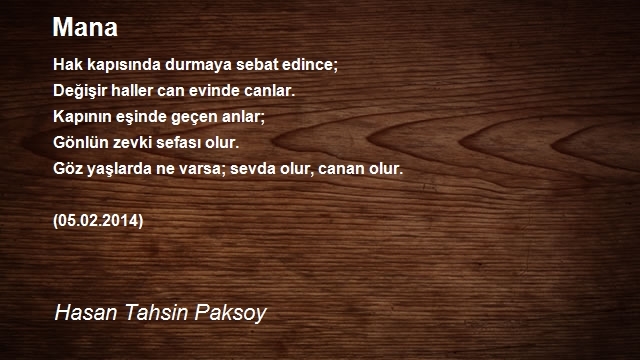 Hasan Tahsin Paksoy