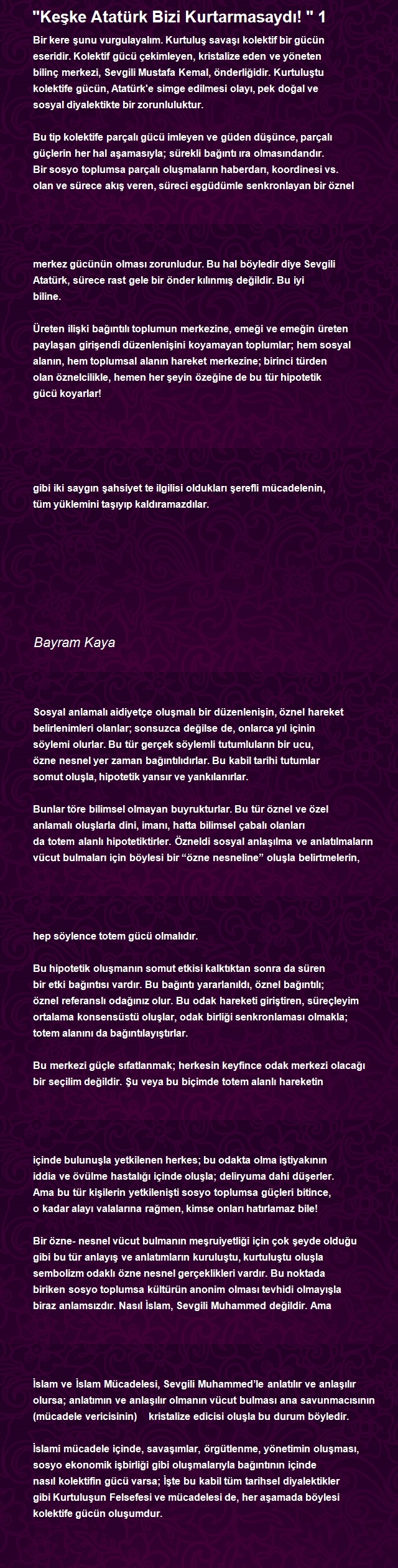 Bayram Kaya