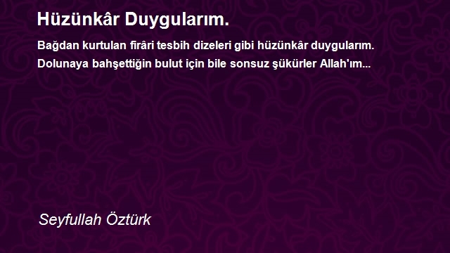 Seyfullah Öztürk