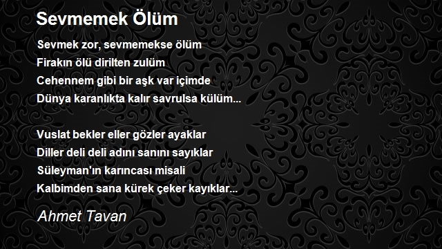 Ahmet Tavan