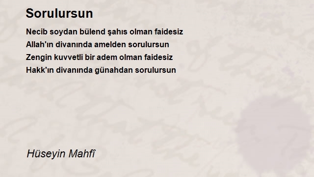 Hüseyin Mahfî