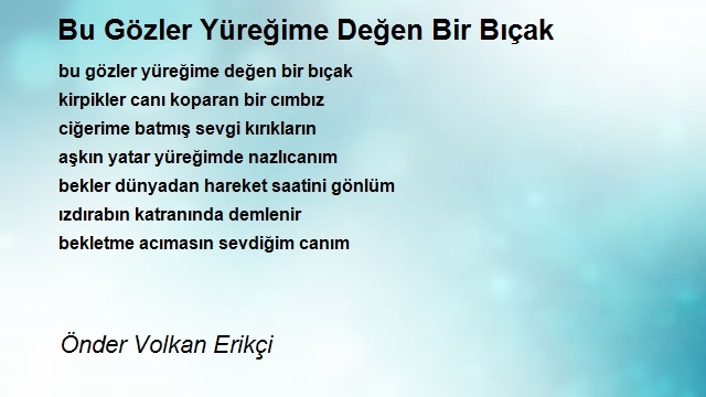 Önder Volkan Erikçi