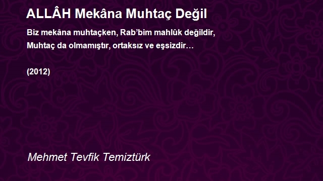 Mehmet Tevfik Temiztürk