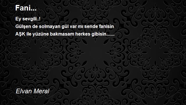 Elvan Meral