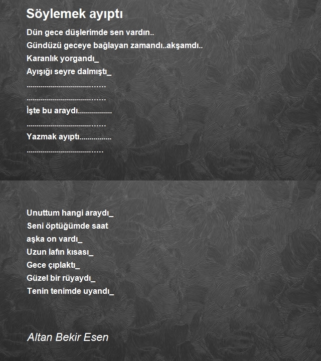 Altan Bekir Esen