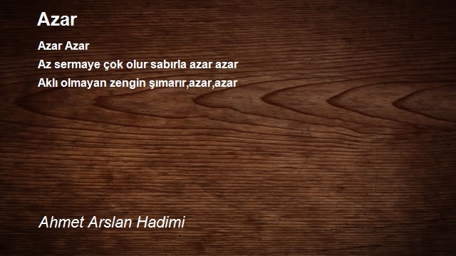 Ahmet Arslan Hadimi