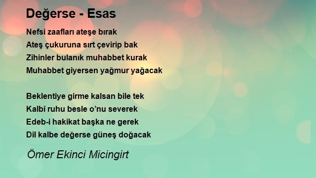 Ömer Ekinci Micingirt