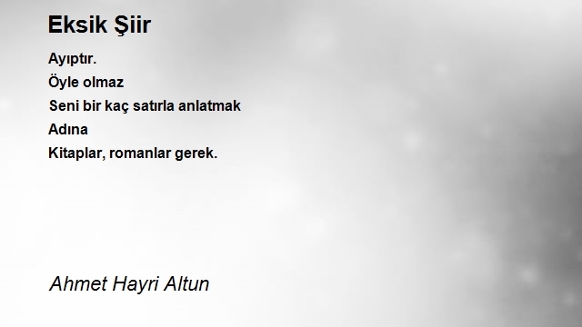 Ahmet Hayri Altun