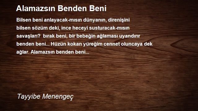 Tayyibe Menengeç