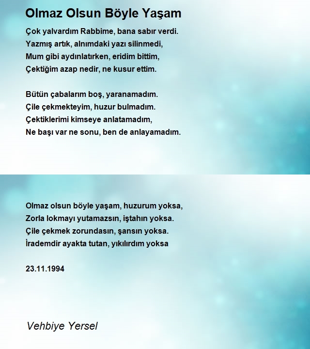 Vehbiye Yersel