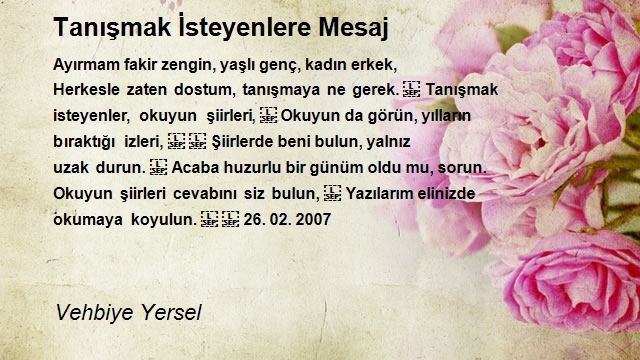 Vehbiye Yersel