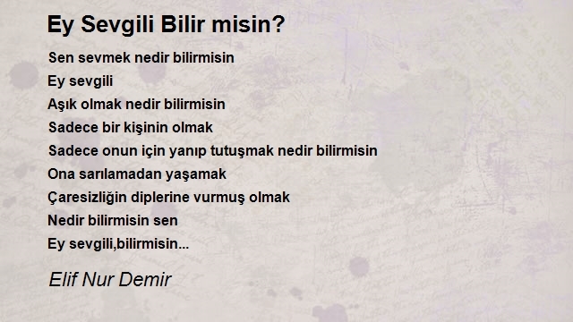 Elif Nur Demir