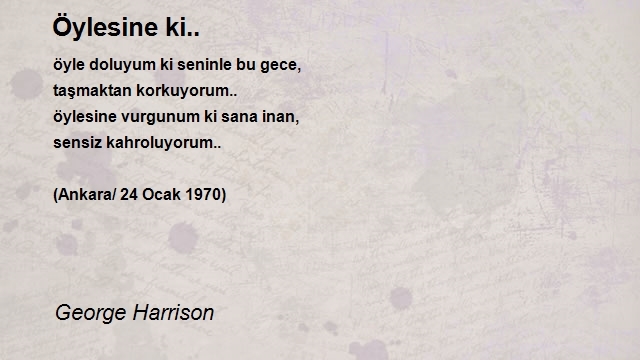 George Harrison