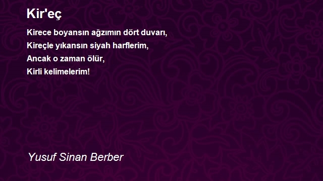 Yusuf Sinan Berber