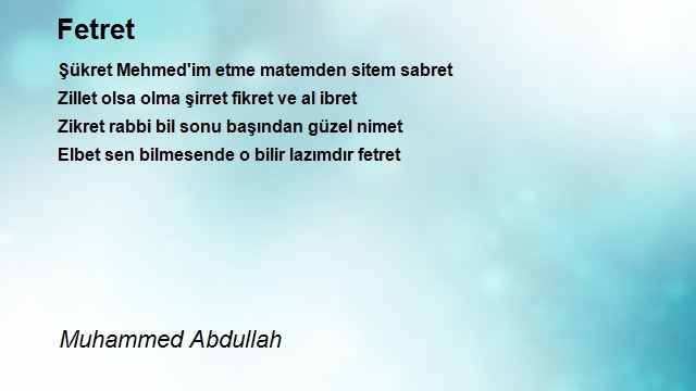 Muhammed Abdullah