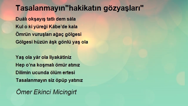 Ömer Ekinci Micingirt