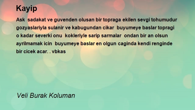 Veli Burak Koluman