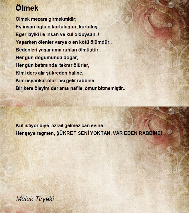 Melek Tiryaki