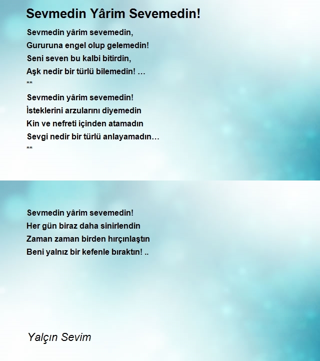 Yalçın Sevim