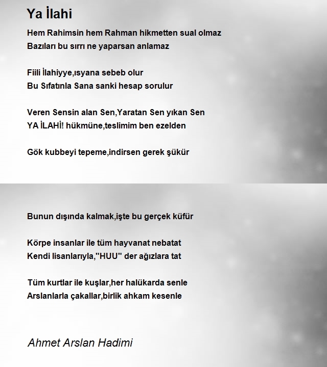 Ahmet Arslan Hadimi