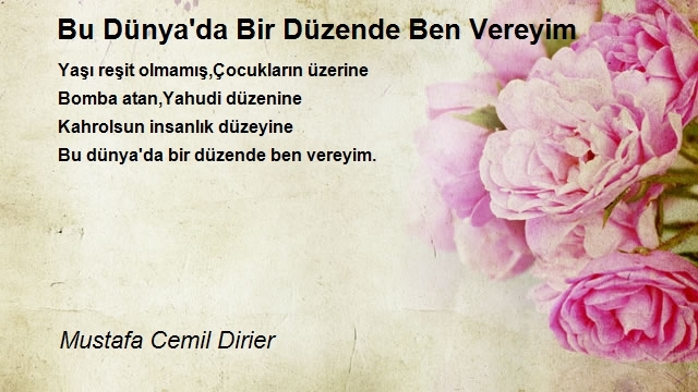 Mustafa Cemil Dirier