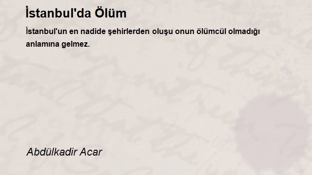 Abdülkadir Acar