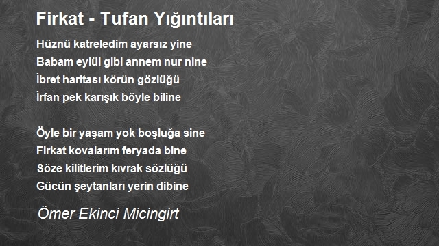 Ömer Ekinci Micingirt