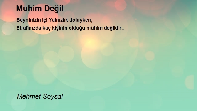 Mehmet Soysal