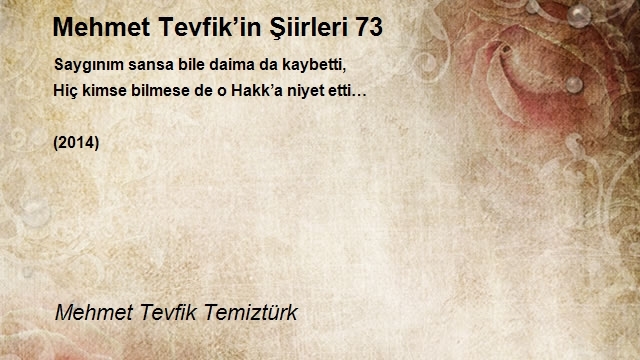 Mehmet Tevfik Temiztürk