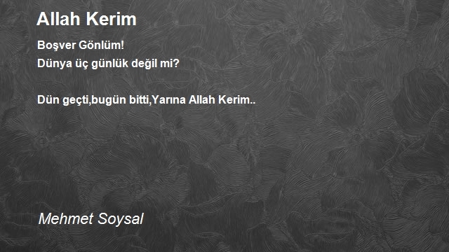 Mehmet Soysal