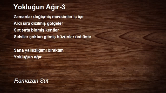 Ramazan Süt