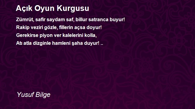 Yusuf Bilge