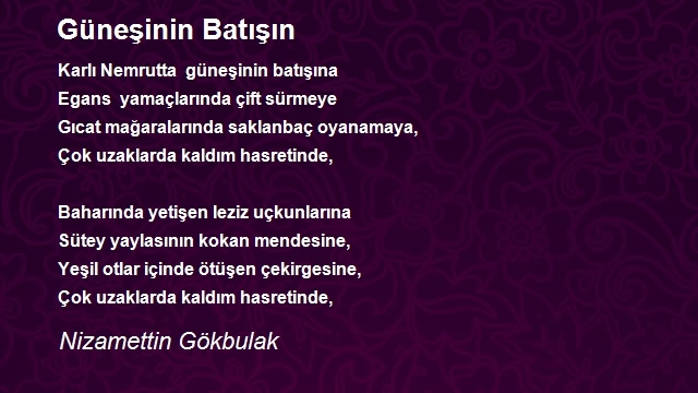 Nizamettin Gökbulak