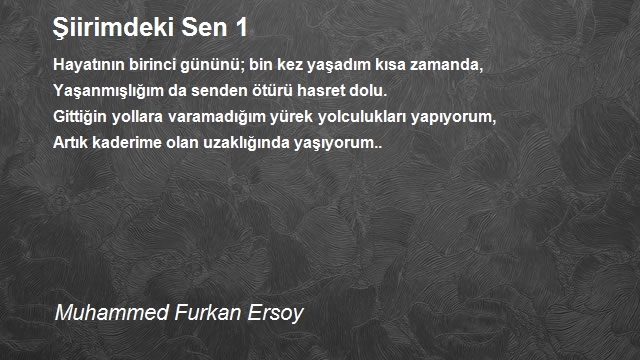 Muhammed Furkan Ersoy