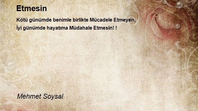 Mehmet Soysal