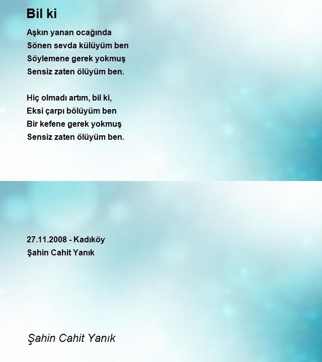 Şahin Cahit Yanık