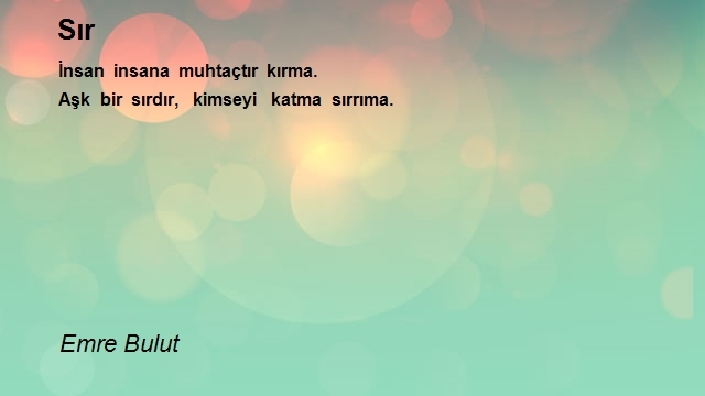 Emre Bulut