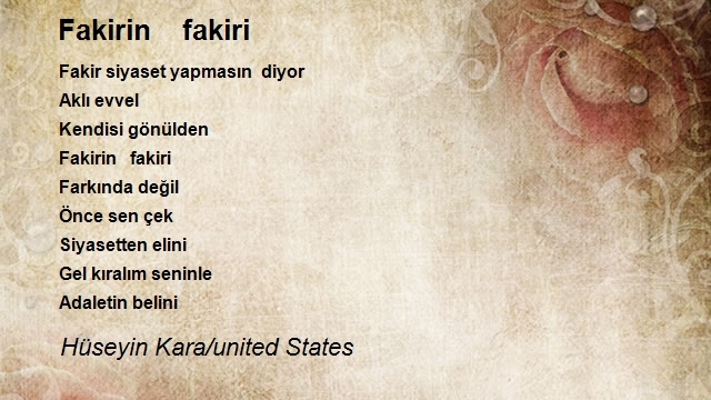 Hüseyin Kara/united States