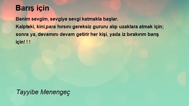 Tayyibe Menengeç