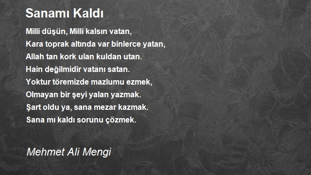 Mehmet Ali Mengi