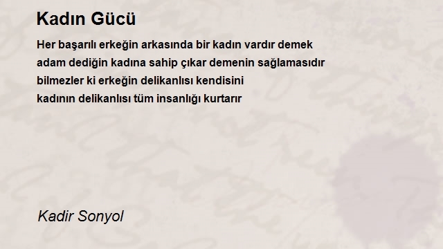 Kadir Sonyol