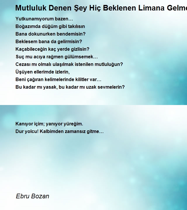 Ebru Bozan