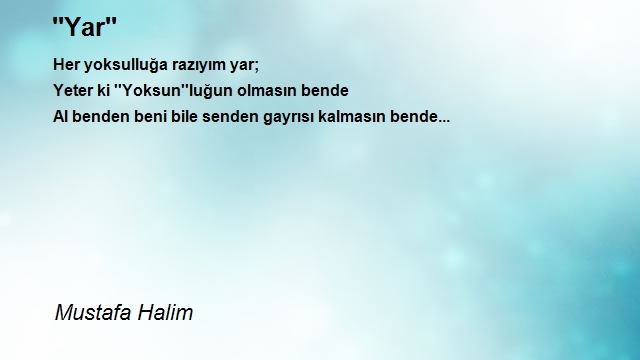 Mustafa Halim