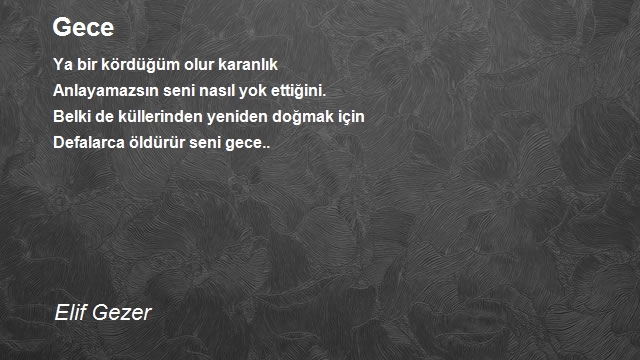 Elif Gezer