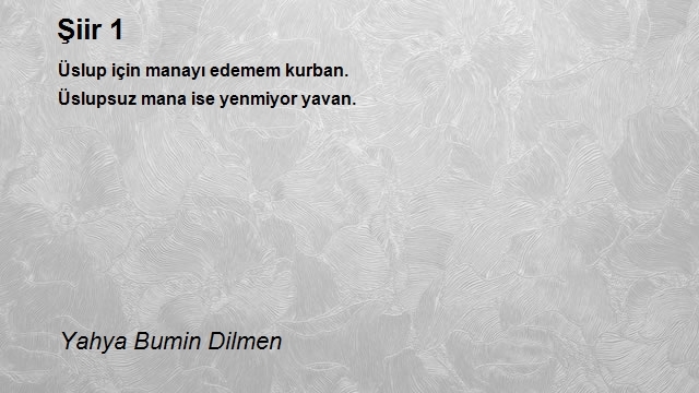 Yahya Bumin Dilmen