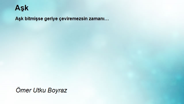 Ömer Utku Boyraz